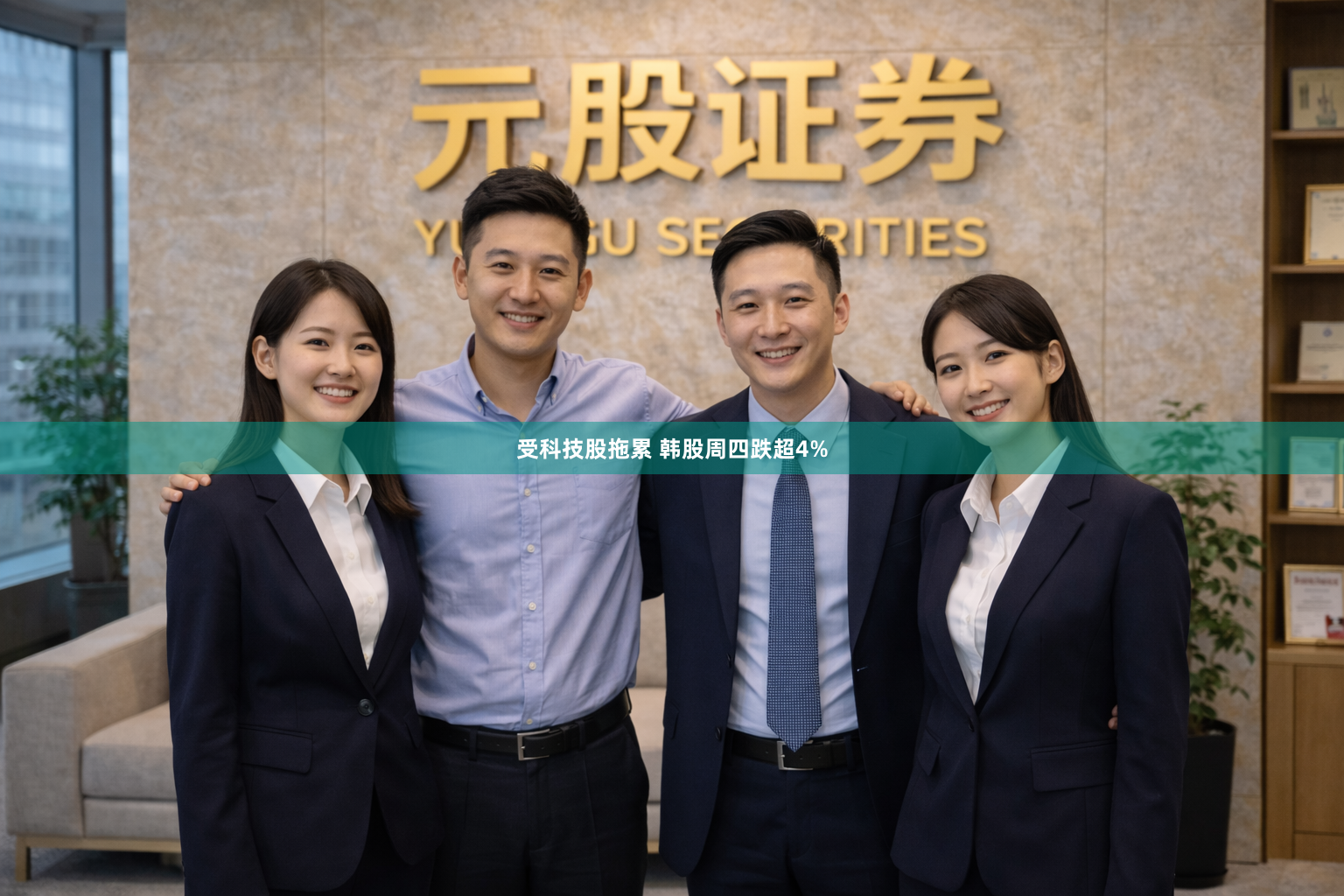 受科技股拖累 韩股周四跌超4%
