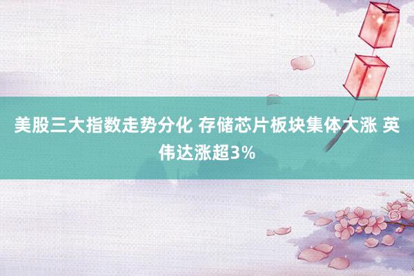 美股三大指数走势分化 存储芯片板块集体大涨 英伟达涨超3%