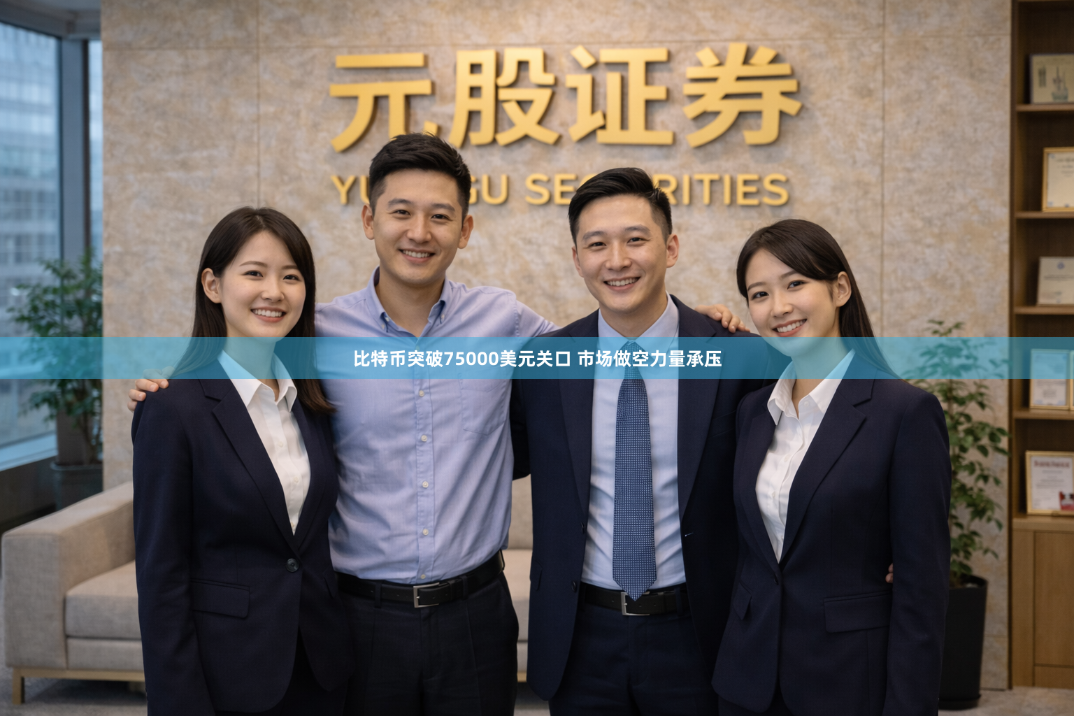 比特币突破75000美元关口 市场做空力量承压